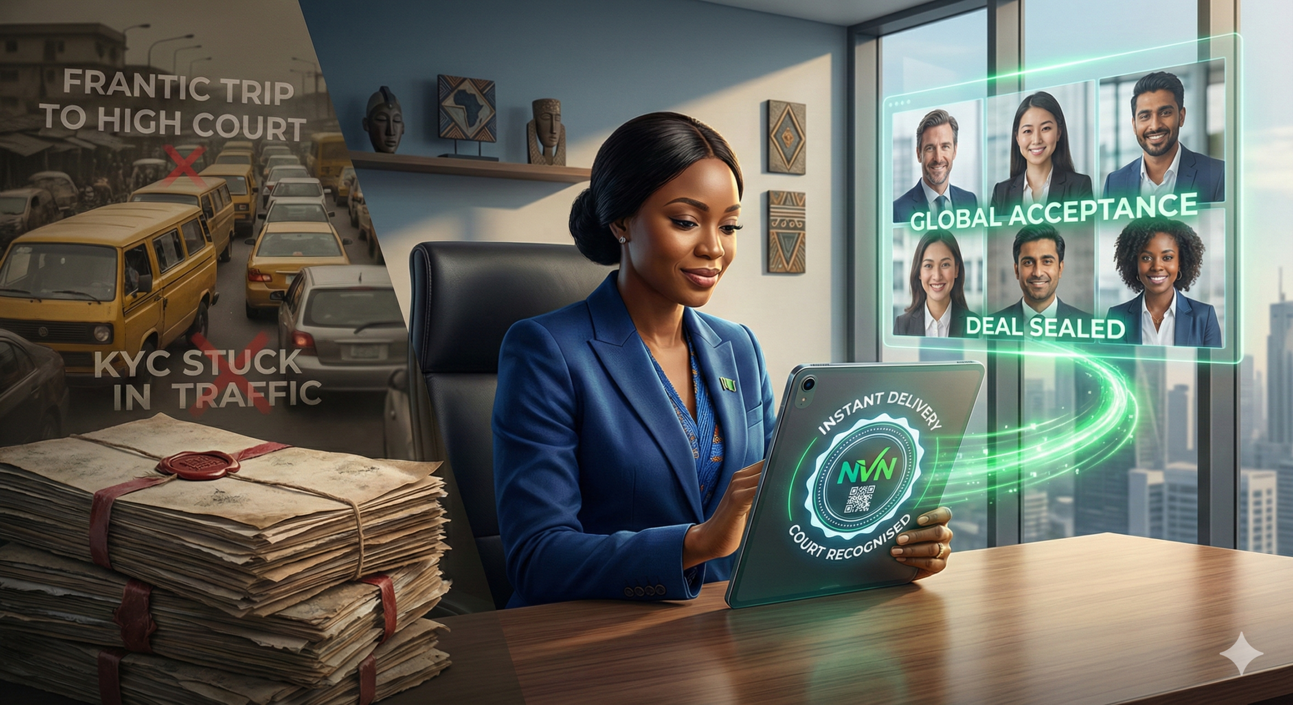 Home A lawyer embracing the new Remote notarisation service provided by Naijavirtual Notary